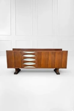 Pamono Mid-Century Wooden Sideboard in the style of Arne Vodder, 1960s Clearance