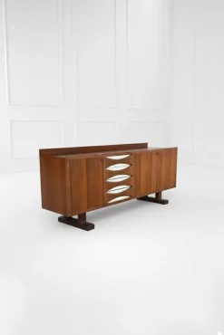 Pamono Mid-Century Wooden Sideboard in the style of Arne Vodder, 1960s Clearance