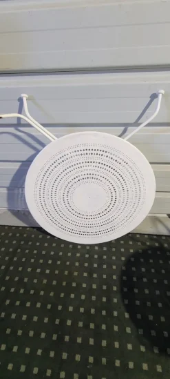 Pamono Mid-Century Wrought Iron Garden Table and Chairs, 1950s, Set of 4 Sale