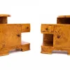 Pamono Mid-20th Century Art Deco Bedside Tables, Poland, 1940s, Set of 2 Sale