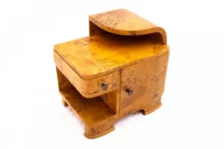 Pamono Mid-20th Century Art Deco Bedside Tables, Poland, 1940s, Set of 2 Sale