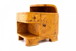 Pamono Mid-20th Century Art Deco Bedside Tables, Poland, 1940s, Set of 2 Sale