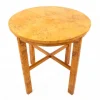 Pamono Mid-20th Century Art Deco Birch Side Table, 1950s Clearance