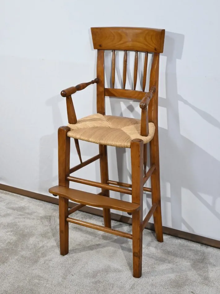 Pamono Mid-19th Century Childrens High Chair in Cherrywood Online