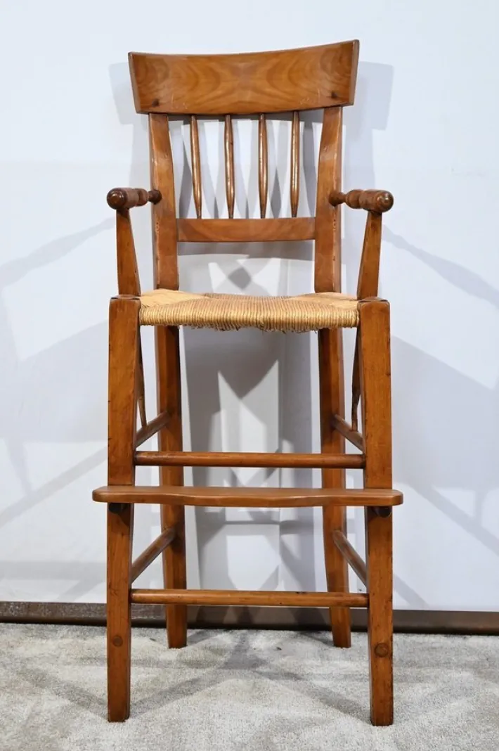 Pamono Mid-19th Century Childrens High Chair in Cherrywood Online