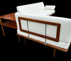 Pamono Minerva Corner Suite by Peter Hvidt & Orla Molgaard Nielsen for France & Son, 1960s, Set of 3 Sale