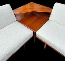 Pamono Minerva Corner Suite by Peter Hvidt & Orla Molgaard Nielsen for France & Son, 1960s, Set of 3 Sale