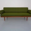 Pamono Minerva Teak & Kvadrat Hallingdal Daybed / Sofa by Peter Hvidt & Orla Mølgaard Nielsen for France & Son, Denmark, 1950s Clearance
