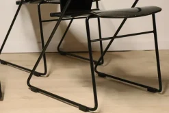 Pamono Minimalist Egoa 300 Chairs by Josep Mora, 1980s, Set of 6 Clearance