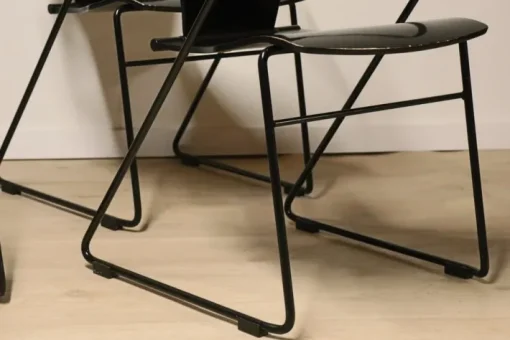 Pamono Minimalist Egoa 300 Chairs by Josep Mora, 1980s, Set of 6 Clearance
