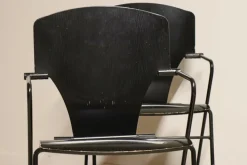 Pamono Minimalist Egoa 300 Chairs by Josep Mora, 1980s, Set of 6 Clearance
