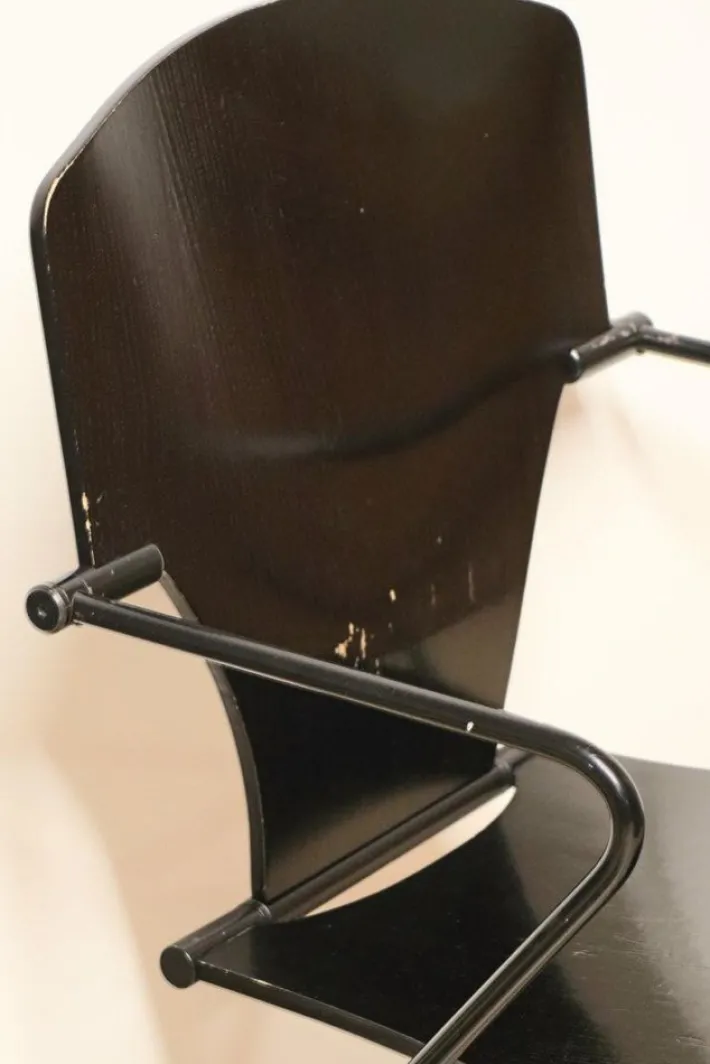 Pamono Minimalist Egoa 300 Chairs by Josep Mora, 1980s, Set of 6 Clearance