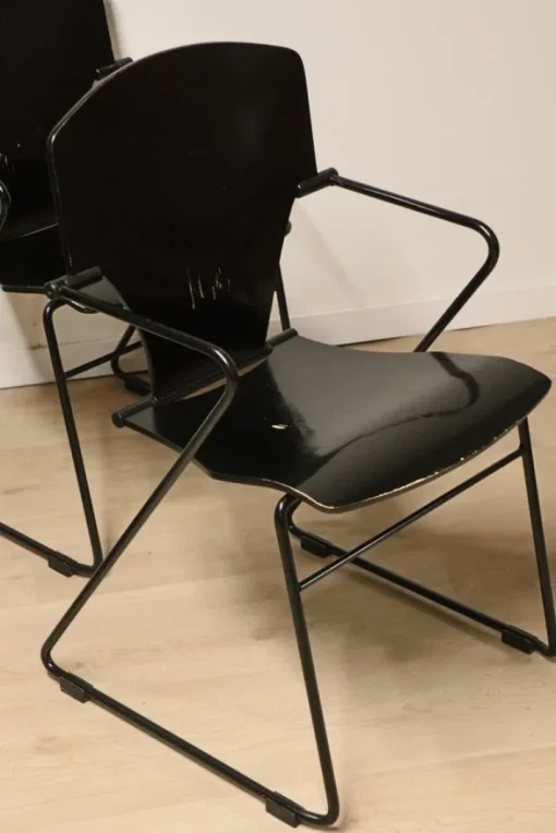 Pamono Minimalist Egoa 300 Chairs by Josep Mora, 1980s, Set of 6 Clearance