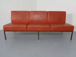 Pamono Minimalist 3-Seater Bench, 1960s