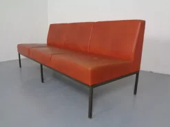 Pamono Minimalist 3-Seater Bench, 1960s