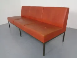 Pamono Minimalist 3-Seater Bench, 1960s