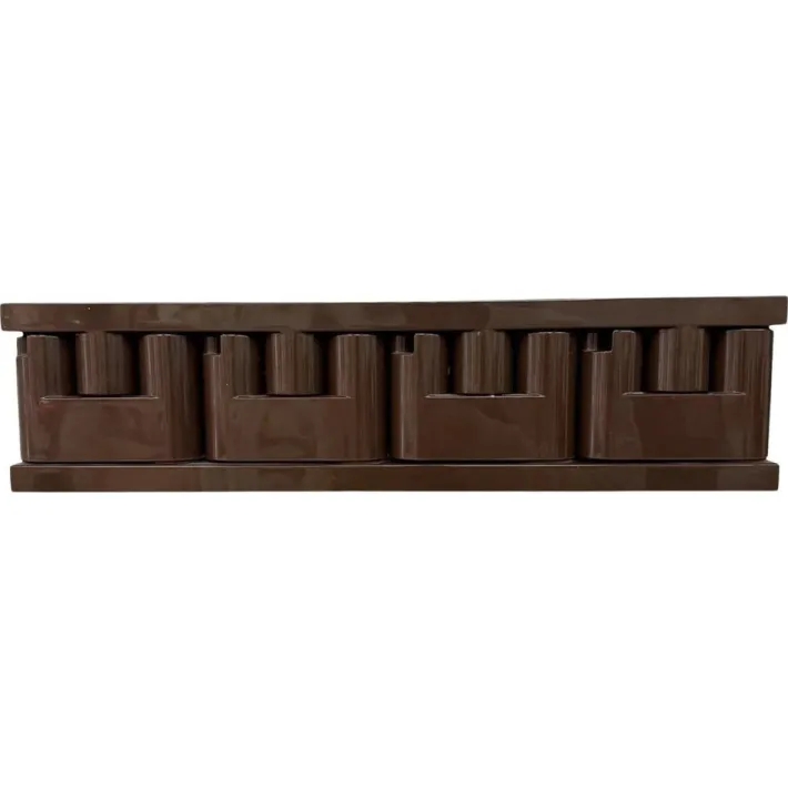 Pamono Minivip Wall-Mounted Coat Rack attributed to Benanti and Brunori for Velca Legnano, 1970 Online