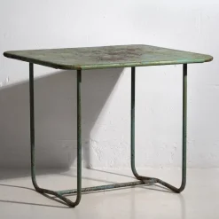 Pamono Mint Green Garden Table, 1920s Online