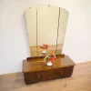 Pamono Mirror Dresser with Swivel Mirrors in Stained Flamed Birch, 1950s Outlet