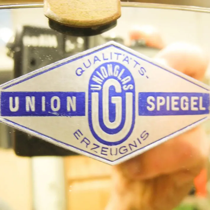 Pamono Mirror Dresser with Swivel Mirrors in Stained Flamed Birch, 1950s Outlet