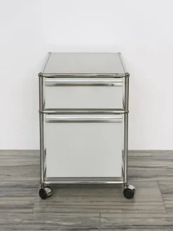 Pamono Mobile Pedestal with Drawers by Fritz Haller & Paul Schärer for USM Haller, 1980 Hot