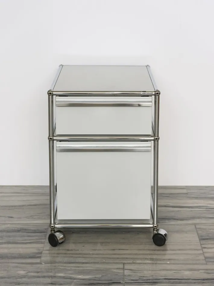 Pamono Mobile Pedestal with Drawers by Fritz Haller & Paul Schärer for USM Haller, 1980 Hot