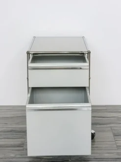 Pamono Mobile Pedestal with Drawers by Fritz Haller & Paul Schärer for USM Haller, 1980 Hot