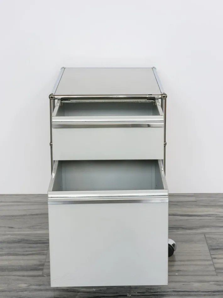 Pamono Mobile Pedestal with Drawers by Fritz Haller & Paul Schärer for USM Haller, 1980 Hot