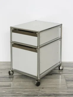 Pamono Mobile Pedestal with Drawers by Fritz Haller & Paul Schärer for USM Haller, 1980 Hot