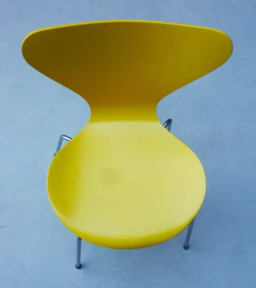 Pamono Mod. 3107 Chair in Yellow by Arne Jacobsen for Fritz Hansen, 1960 Sale