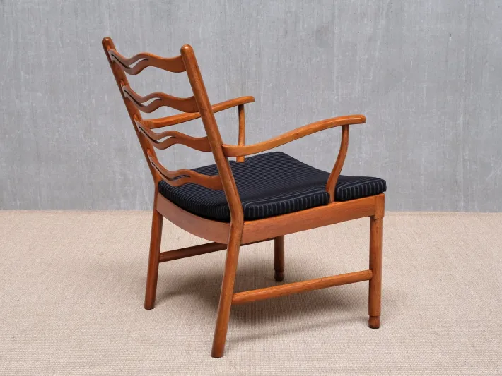 Pamono Model 1755 Armchairs by Ole Wanscher for Fritz Hansen, Denmark, 1940s, Set of 2 Outlet