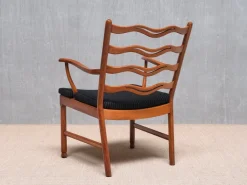 Pamono Model 1755 Armchairs by Ole Wanscher for Fritz Hansen, Denmark, 1940s, Set of 2 Outlet