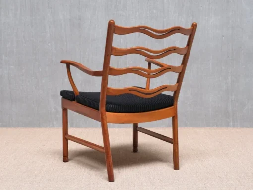Pamono Model 1755 Armchairs by Ole Wanscher for Fritz Hansen, Denmark, 1940s, Set of 2 Outlet