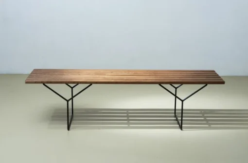 Pamono Model 400 Bench by Harry Bertoia for Knoll Inc. / Knoll International, 1950s Discount