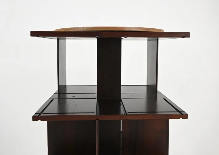 Pamono Model 823 Bookcase by Gianfranco Frattini for Bernini, 1963