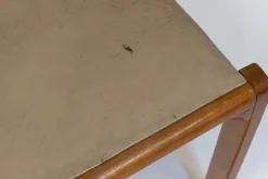 Pamono Model 611 Chair in Birch and Leather by Alvar Aalto, 1950s New