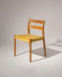 Pamono Model 84 Chairs by Niels Otto (N. O.) Møller for J. L. Møllers, 1976, Set of 2 Hot