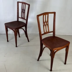 Pamono Model 333 Dining Chairs by Josef Hoffmann for Jacob & Josef Kohn, 1901, Set of 2