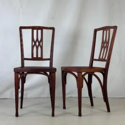 Pamono Model 333 Dining Chairs by Josef Hoffmann for Jacob & Josef Kohn, 1901, Set of 2