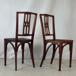 Pamono Model 333 Dining Chairs by Josef Hoffmann for Jacob & Josef Kohn, 1901, Set of 2
