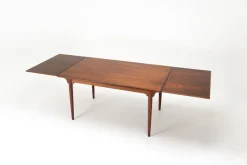 Pamono Model 54 Extentable Dining Table attributed to Gunni Omann, 1960s Discount