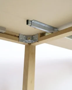 Pamono Model 517 Flap Table in Oak with White Laminate Top Hot