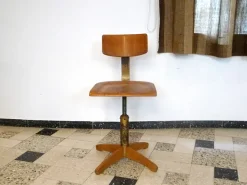 Pamono Model 350 Industrial Chair by Ama Elastic, 1950s Sale