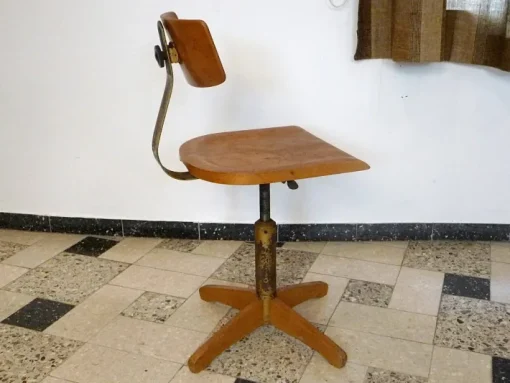Pamono Model 350 Industrial Chair by Ama Elastic, 1950s Sale