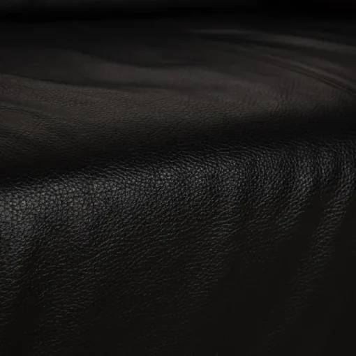 Pamono Model 318 Linea 3-Seater Sofa in Black Leather from Rolf Benz Discount