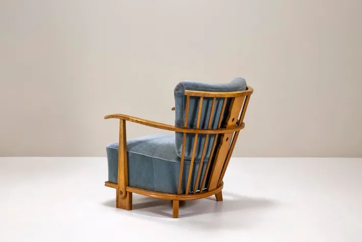 Pamono Model 1590 Lounge Chair by Fritz Hansen, Denmark, 1940s Discount