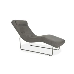 Pamono Model 680 Lounger in Grey Fabric from Rolf Benz New