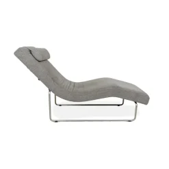 Pamono Model 680 Lounger in Grey Fabric from Rolf Benz New