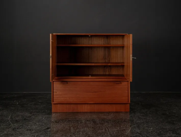 Pamono Model 523 Modular Sideboard in Teak by Heinrich Riestenpatt for Skand. Möbel Häkli Rt Möbel, 1960s, Set of 2 Sale