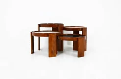 Pamono Model 780 Nesting Tables by Gianfranco Frattini for Cassina, 1960s, Set of 4 Online